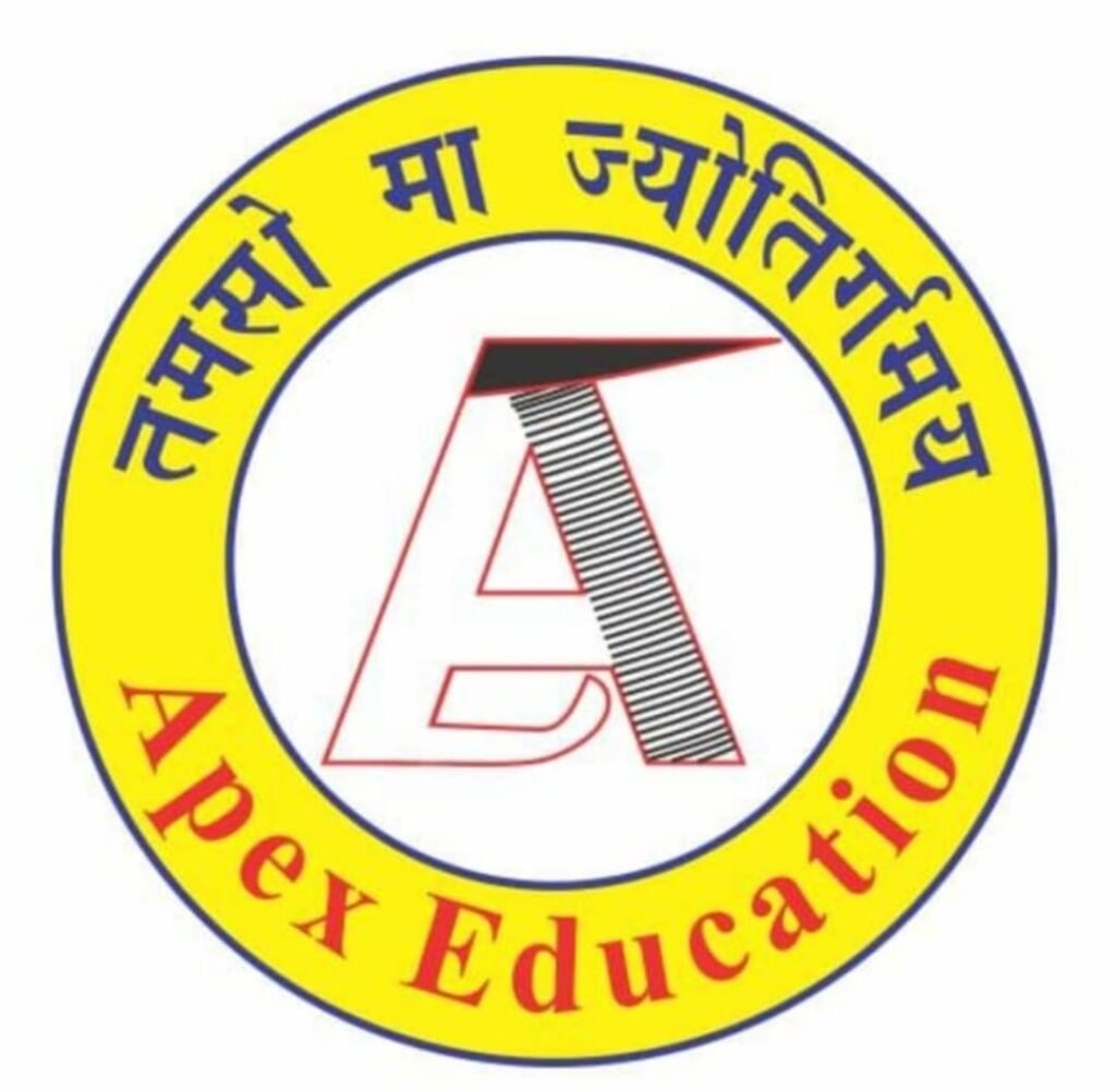 Official circular yellow lOfficial circular logo of Apex Education providing the Best Coaching for JEE and NEET and 1 to 1 Home Tuition for 11th and 12th classes in Dwarka, Janakpuri, Gurugram, Delhi NCR, Patna, and Darbhanga India.